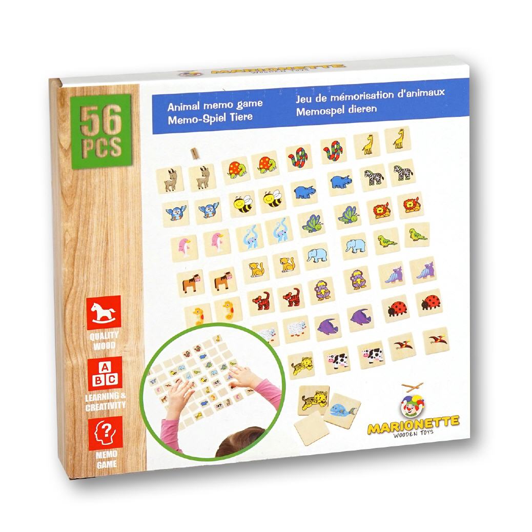 Ged&auml;chtnis-Spiel aus Holz