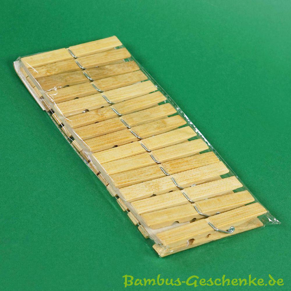 Bambus-W&auml;scheklammern