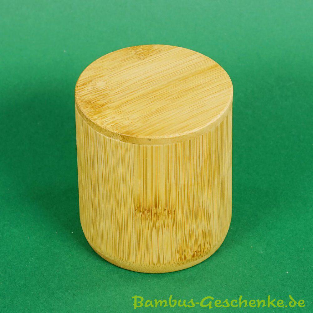 Bambus-Aufbewahrungsbox f&uuml;r Bambusfasern-Pads