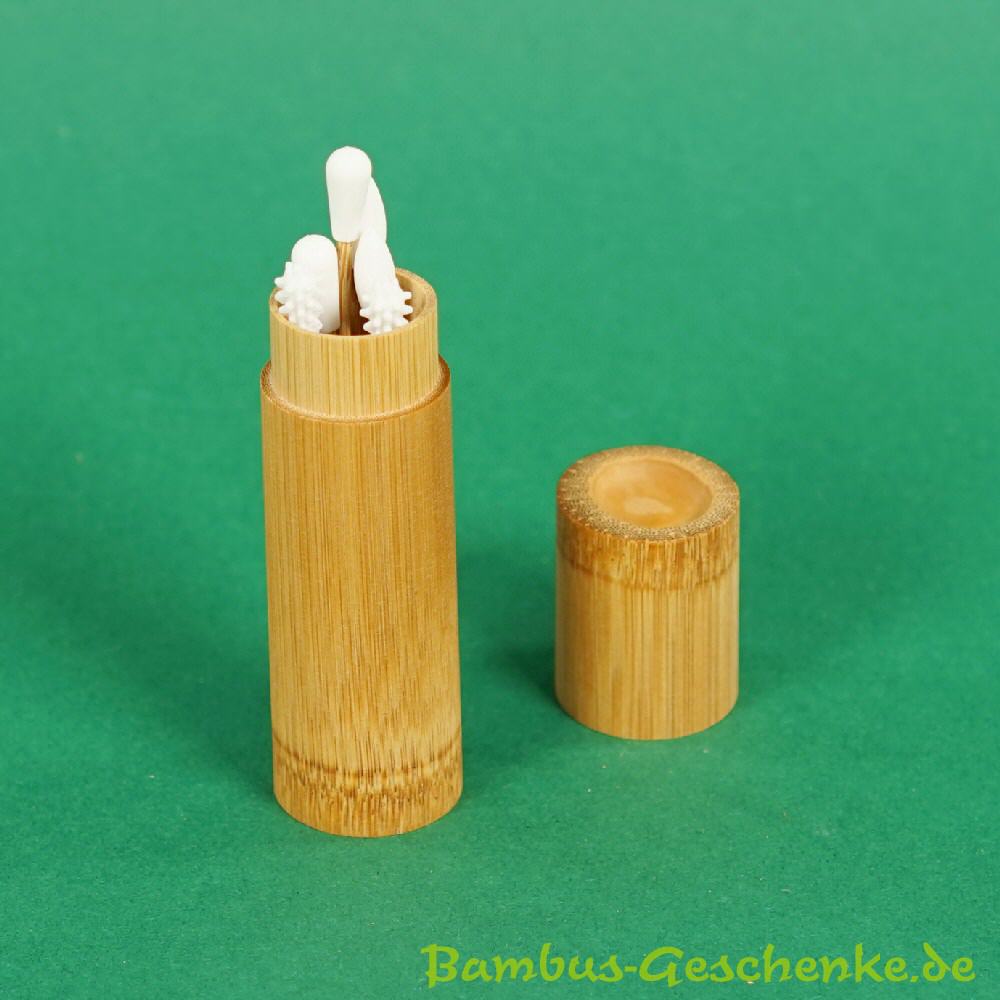 Bambus-Silikon-St&auml;bchen zum Wiederverwenden