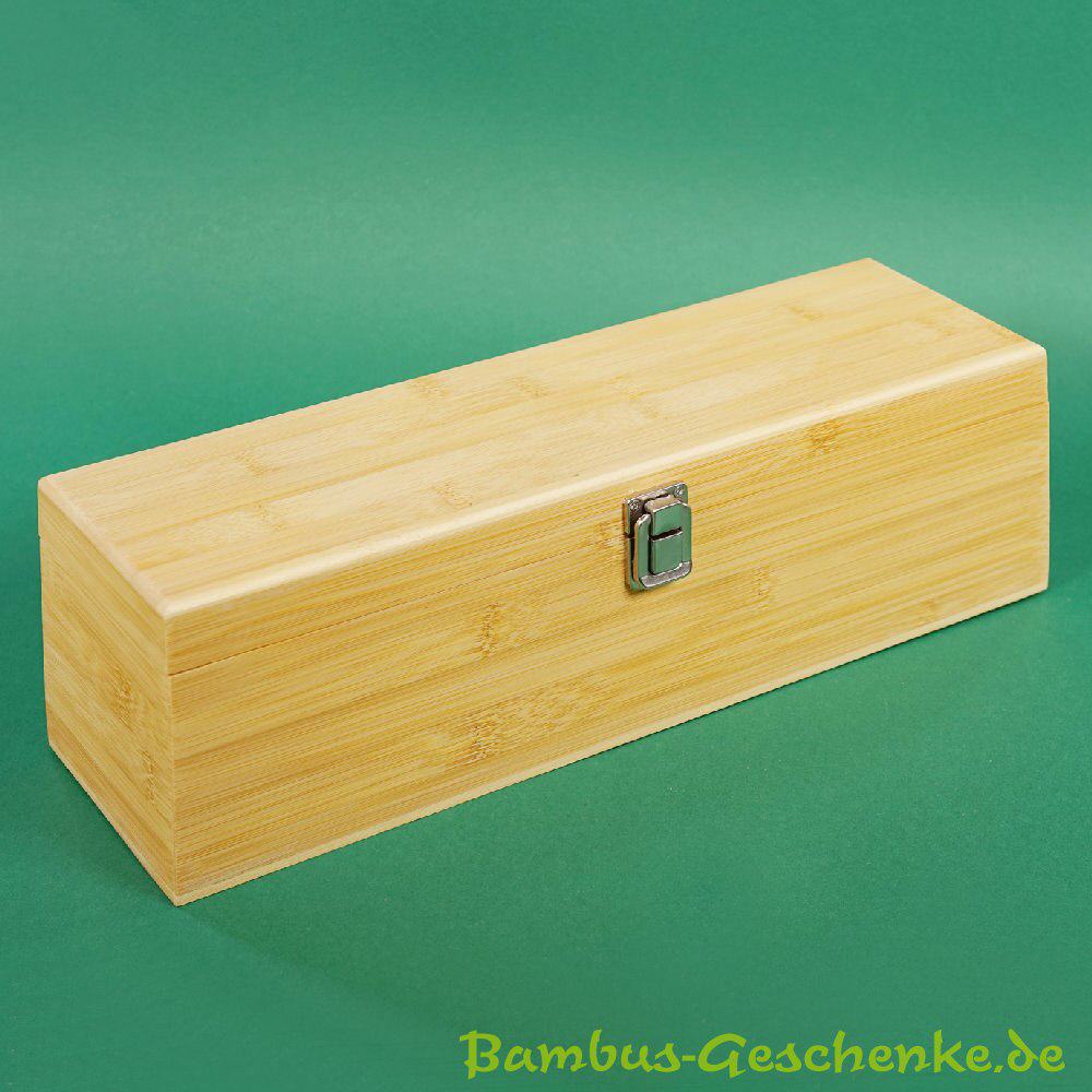 Bambus-Weinkiste