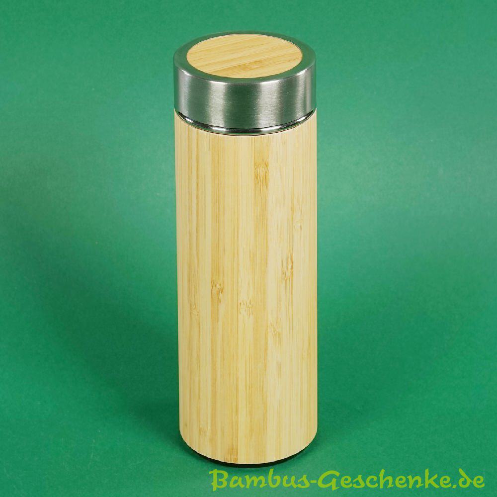 Bambus-Trinkflasche doppelwandig