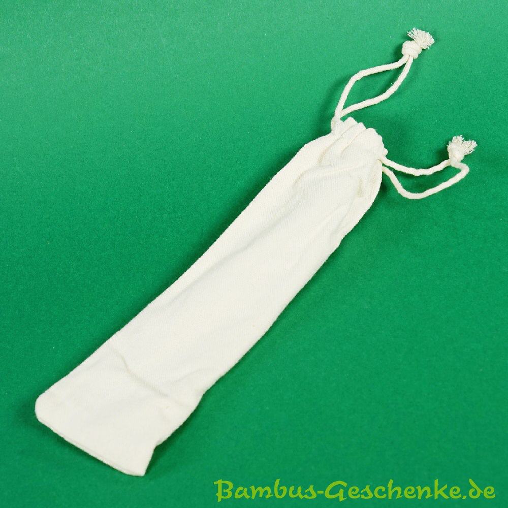Bambus-Trinkhalme 2er im Beutel mit B&uuml;rste