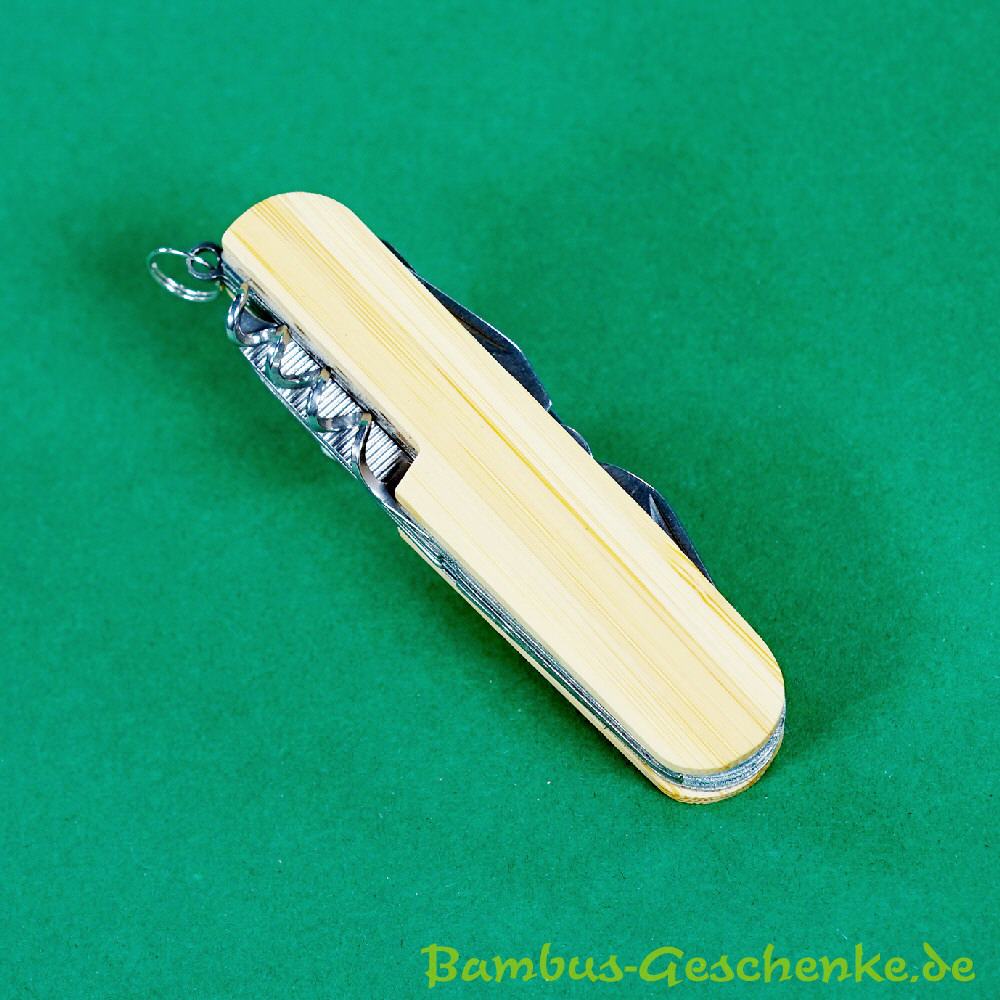 Taschenmesser mit Bambus-Griffschalen
