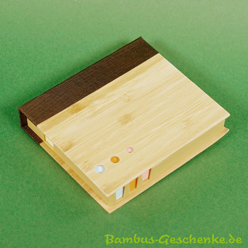 Memobox mit Bambus-Deckeln