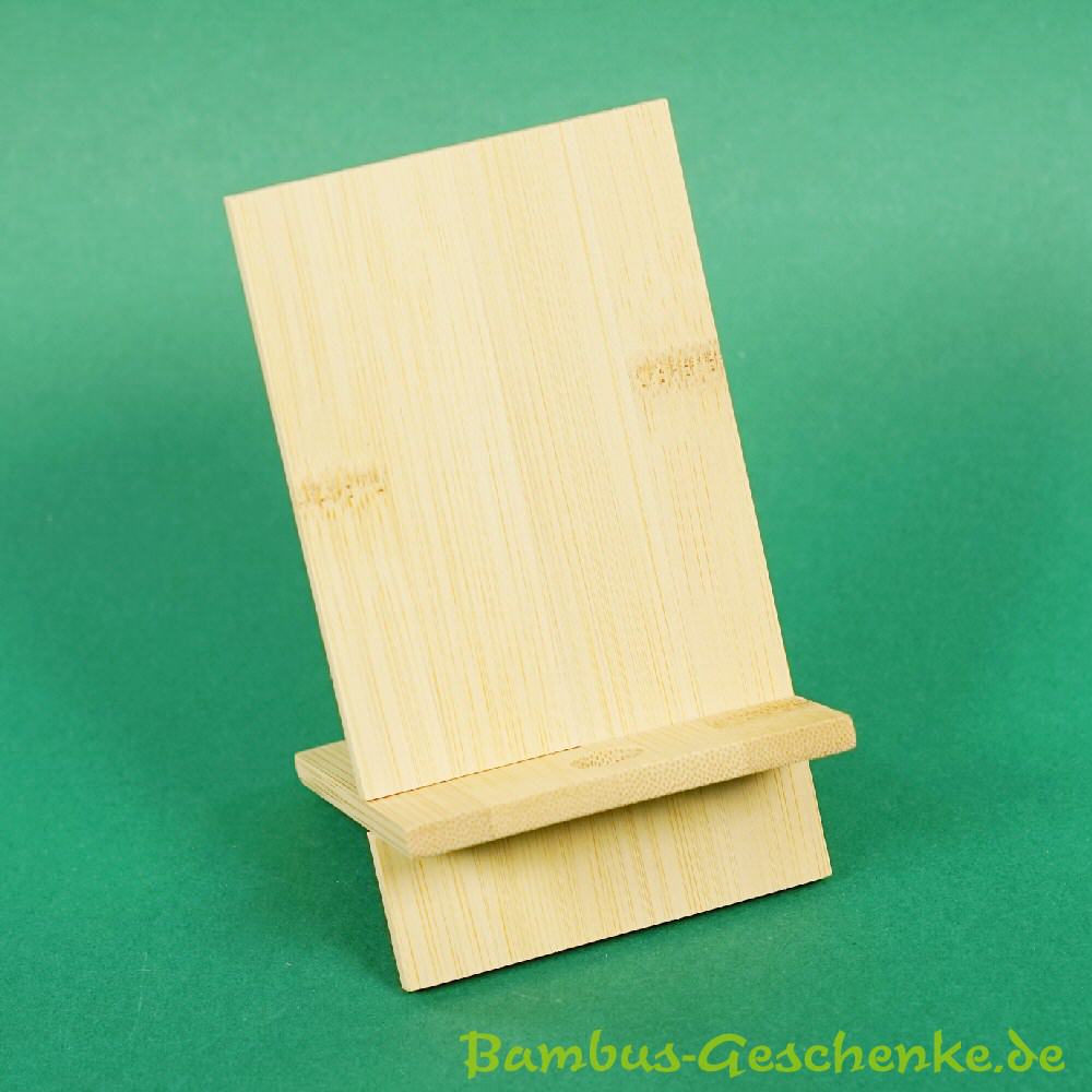 Handy-Halterung aus Bambus