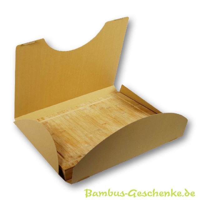 Geschenkverpackung Bambus-K&uuml;chen-Schneidbrett